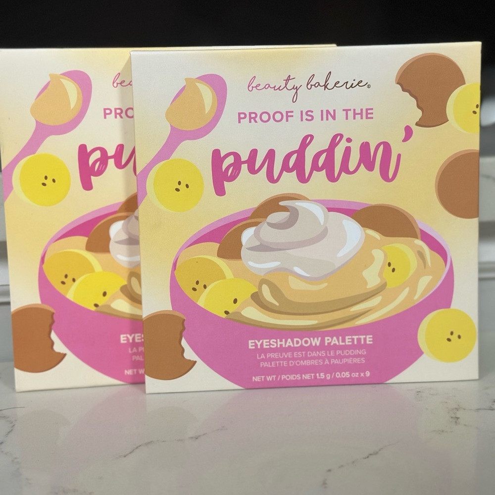 Beauty bakery Proof is in the puddin eyeshadow palette. Nine shades